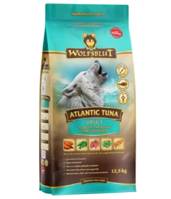 WOLFSBLUT Trockenfutter für Hunde Atlantic Tuna, Adult, Thunfisch & Meeressalat