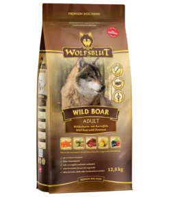 WOLFSBLUT Trockenfutter für Hunde Wild Boar, Adult, Wildschwein & Kartoffel