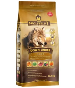WOLFSBLUT Trockenfutter für Hunde Down Under, Adult, Black Angus & Beef
