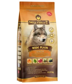WOLFSBLUT Trockenfutter für Hunde Wide Plain, Senior, Pferd & Süßkartoffel