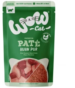 WOW® Cat Nassfutter für Katzen Multipack Premium Filets, Adult, 6 x 125 g