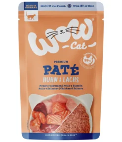 WOW® Cat Nassfutter für Katzen Multipack Premium Filets, Adult, 6 x 125 g