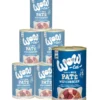 WOW® Cat Nassfutter für Katzen Premium Paté Senior, 6 x 400 g