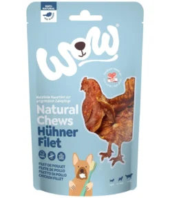 WOW® Hundesnack Natural Chews Hühnerfilet, Adult, 250 g