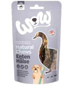 WOW® Hundesnack Natural Chews Entenhälse, Adult, 250 g