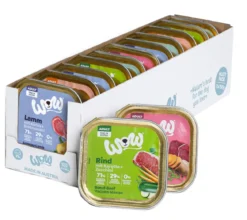 WOW® Nassfutter für Hunde Multipack Adult, 11 x 150 g
