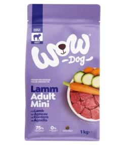 WOW® Trockenfutter für Hunde Adult, Lamm, 1 kg