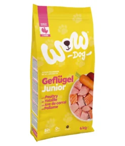 WOW® Trockenfutter für Hunde Mini Junior, Geflügel