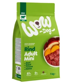 WOW® Trockenfutter für Hunde Mini Adult, Rind