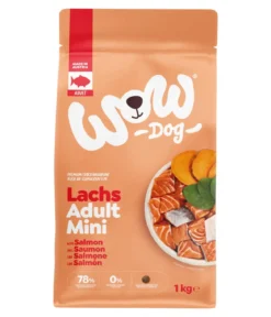 WOW® Trockenfutter für Hunde Mini Adult, Lachs