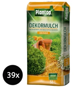 Ziegler Plantop Dekormulch Goldgelb, 39 x 50 Liter