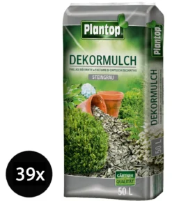Ziegler Plantop Dekormulch Steingrau, 39 x 50 Liter