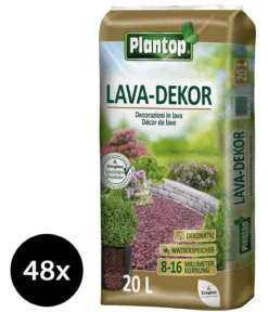 Ziegler Plantop Lava-Dekor, 8-16 mm, 48 x 20 Liter