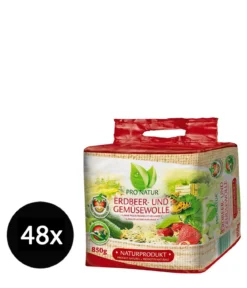 Ziegler Pro Natur® Erdbeer- & Gemüsewolle, 48 x 850 Gramm