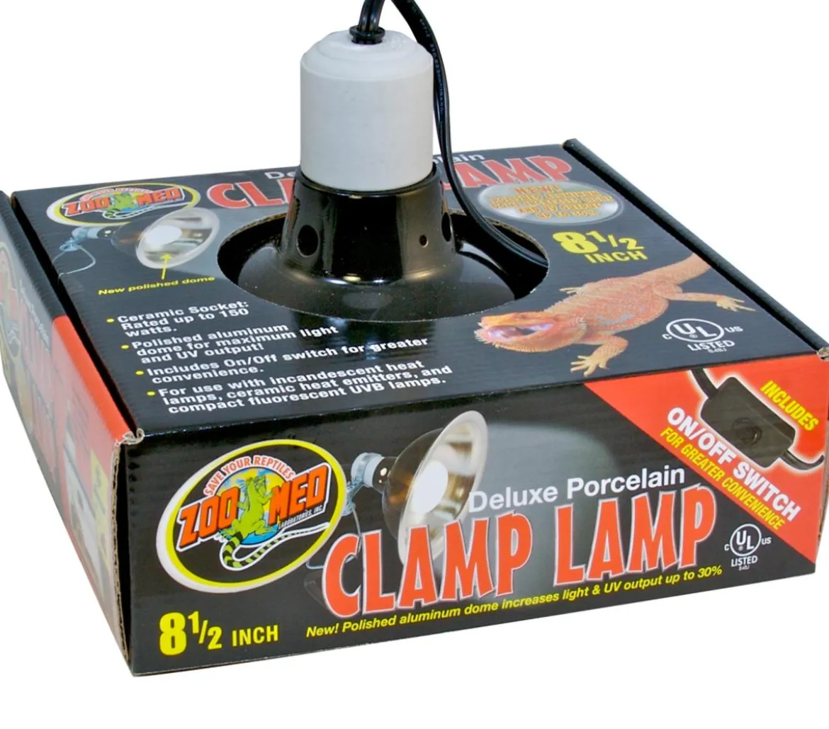 Zoo Med Deluxe Porcelain Clamp Lamp