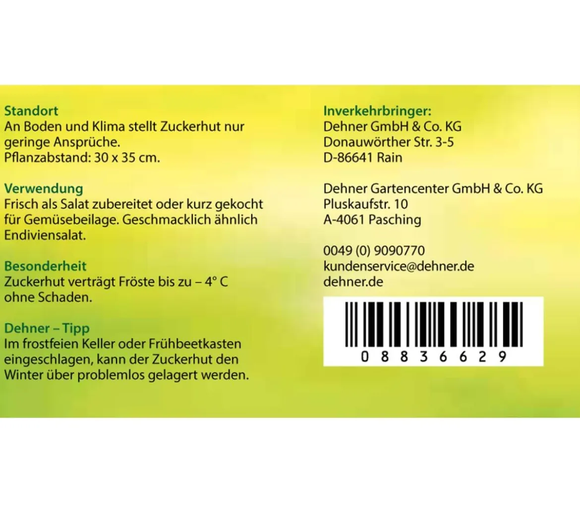 Zuckerhut, 12er Schale